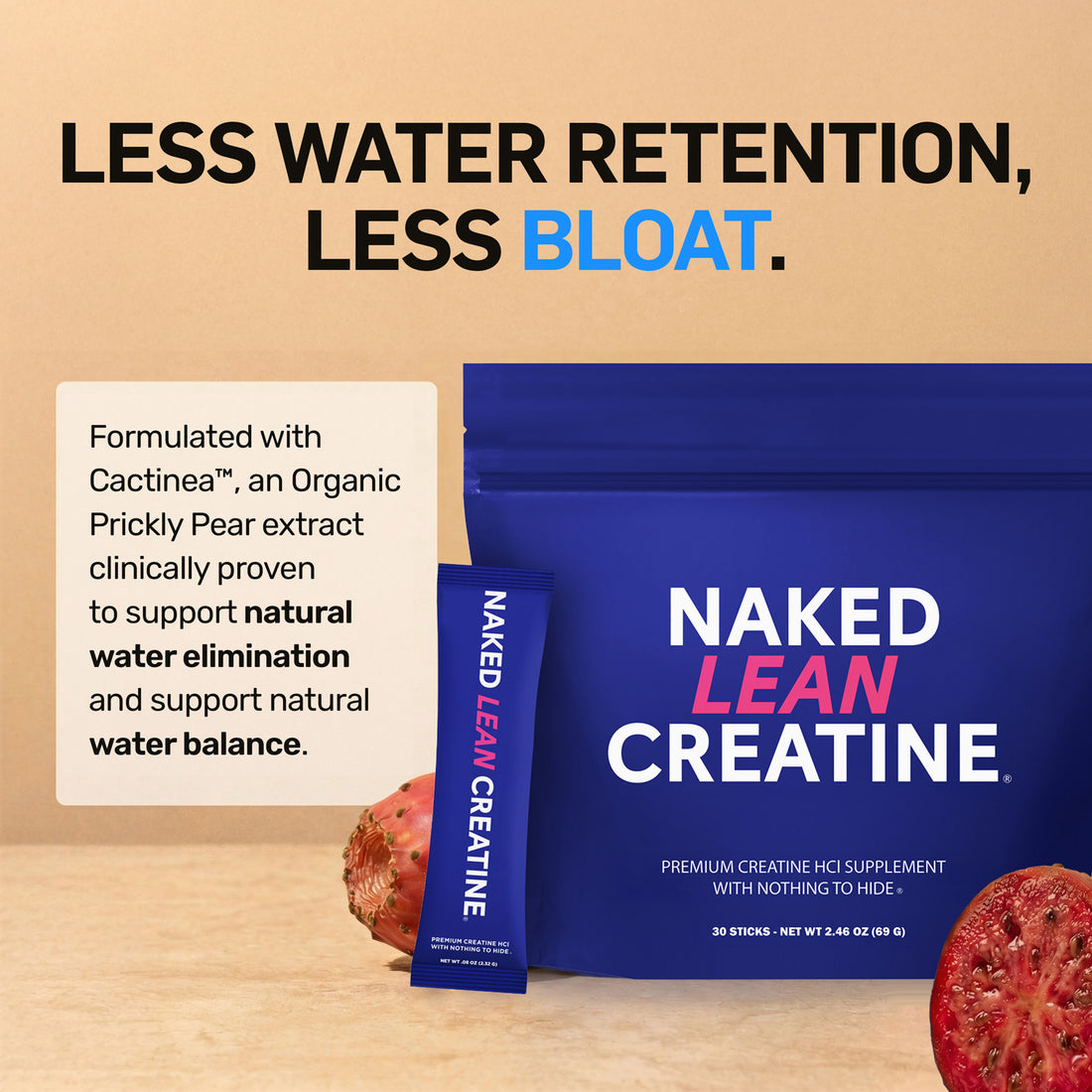 Creatine HCl Travel Packets | Naked Lean Creatine - 30 Servings
