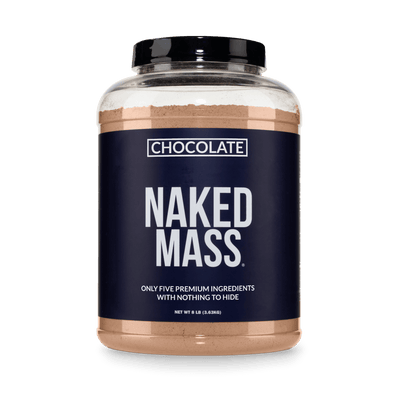 Suplemento proteico para aumentar de peso con chocolate | Naked Chocolate Mass - 8 libras
