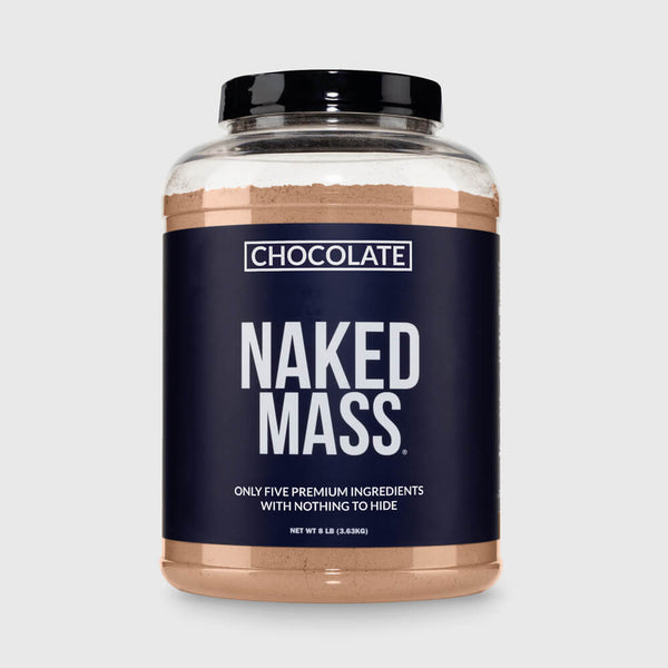 Chocolate Mass Gainer Protein Supplement | Naked Chocolate Mass - 8LB