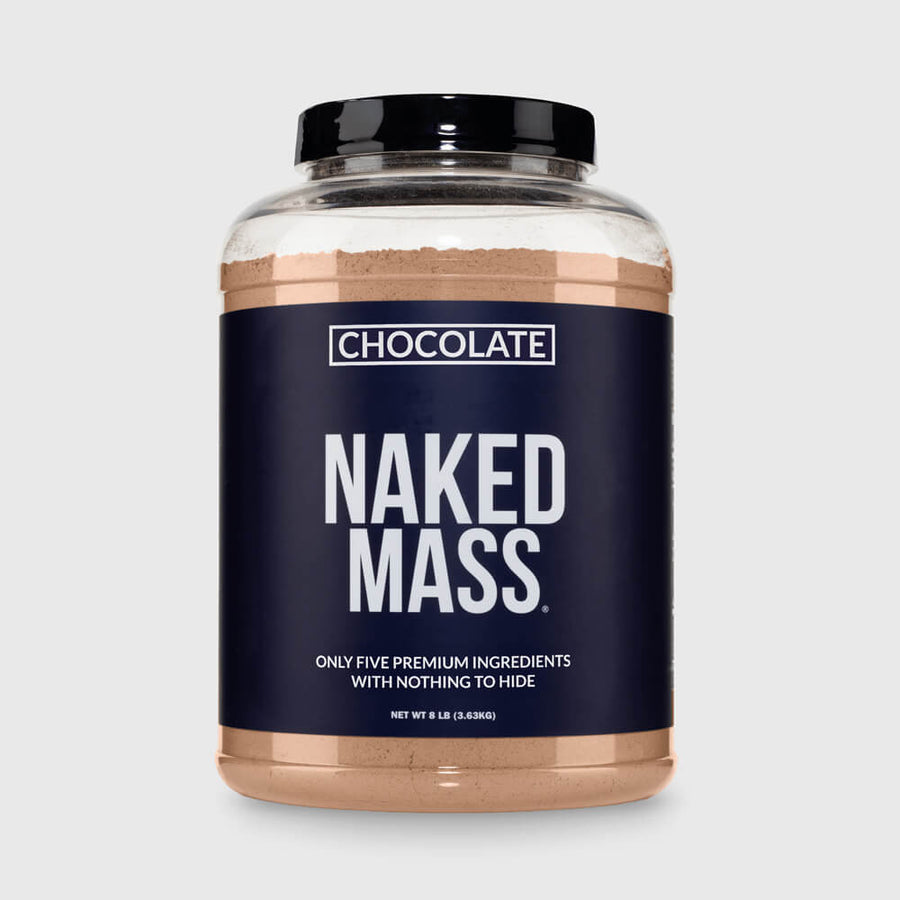 Suplemento proteico para aumentar de peso con chocolate | Naked Chocolate Mass - 8 libras