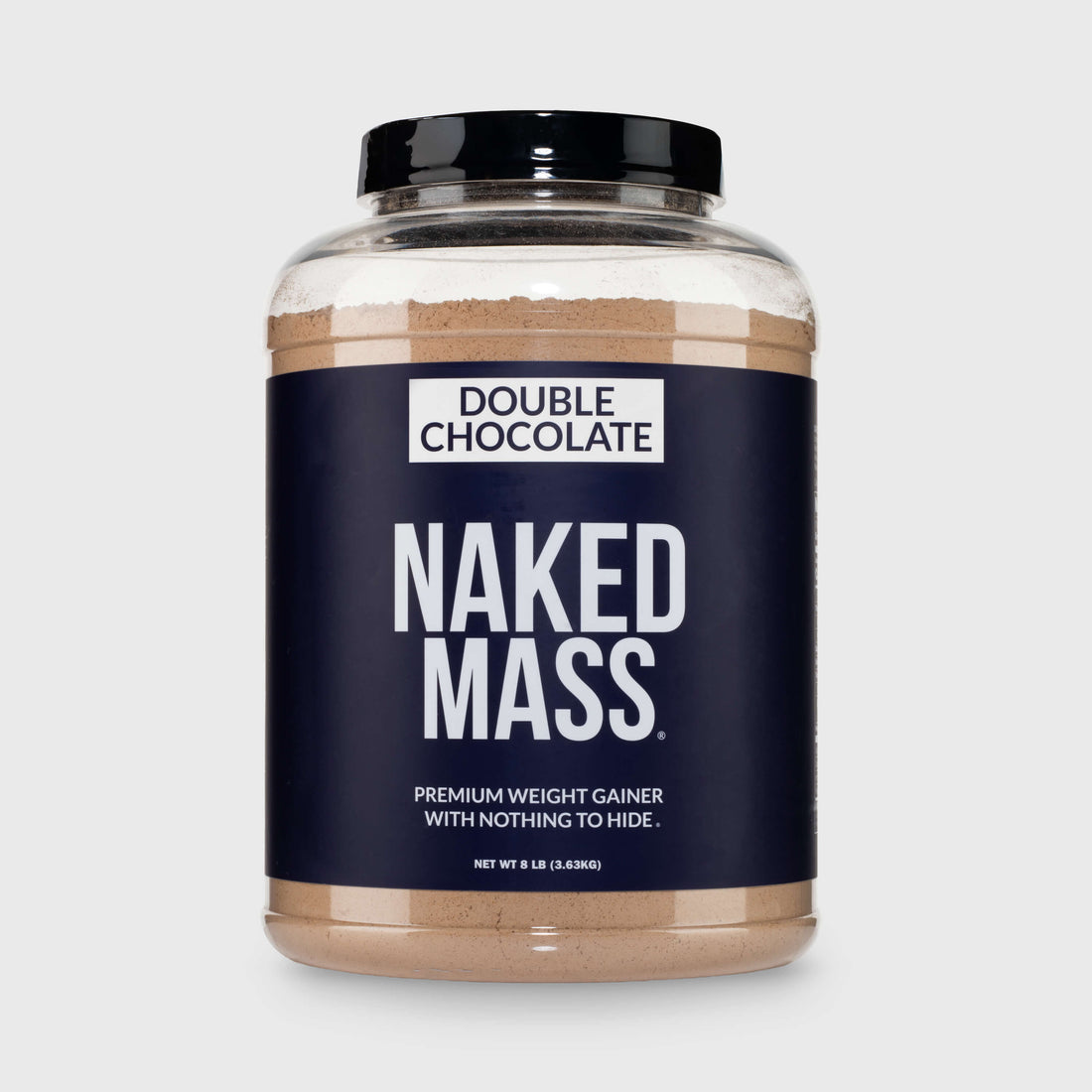 Double Chocolate Mass Gainer Protein Supplement | Naked Mass - 8LB