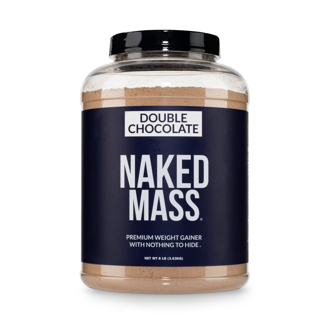 Suplemento proteico para aumentar de peso con doble chocolate | Naked Mass - 8 libras 