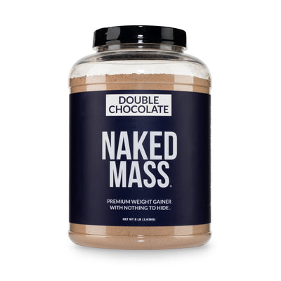Suplemento proteico para aumentar de peso con doble chocolate | Naked Mass - 8 libras 