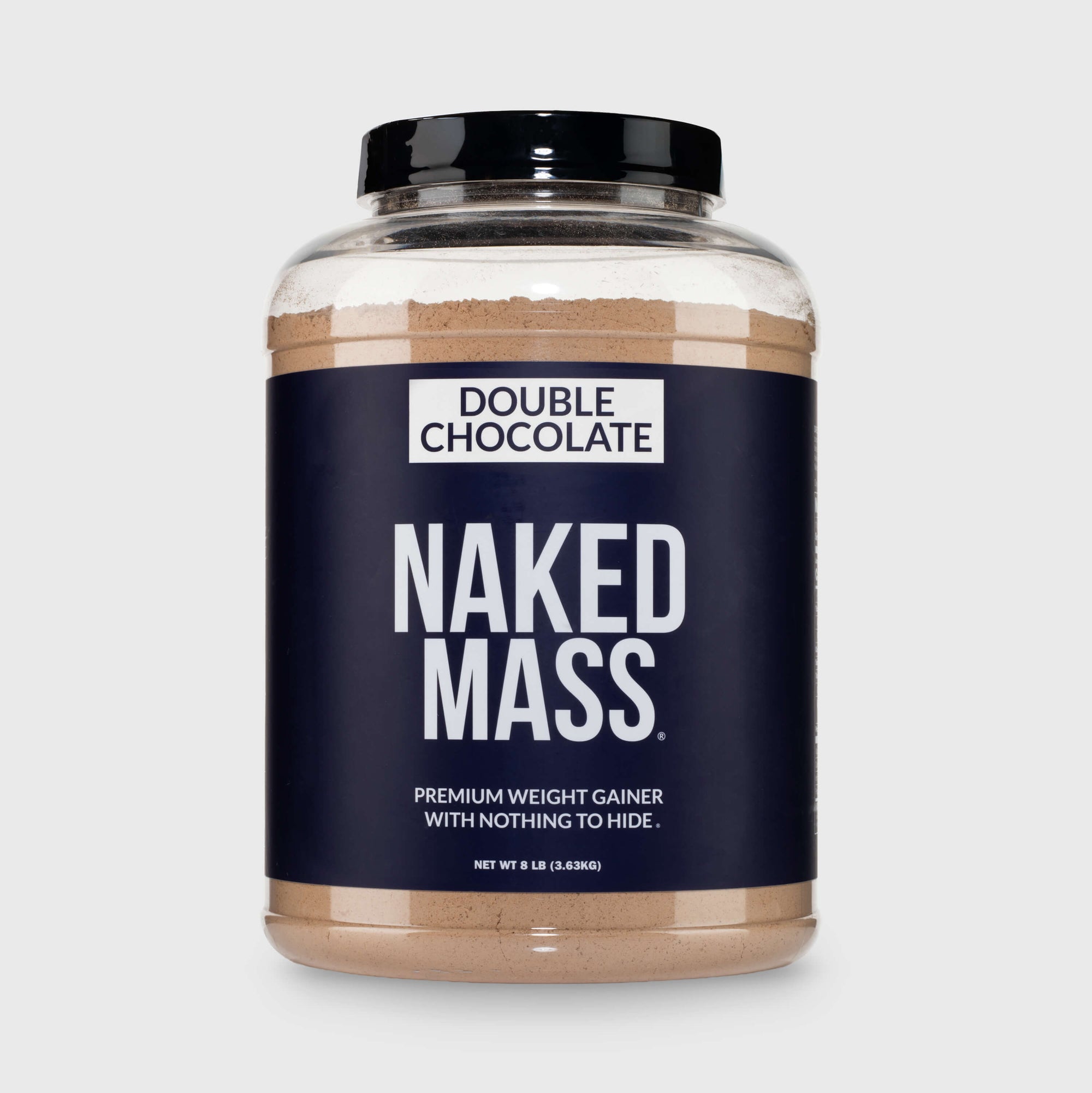 Double Chocolate Mass Gainer Protein Supplement | Naked Mass - 8LB