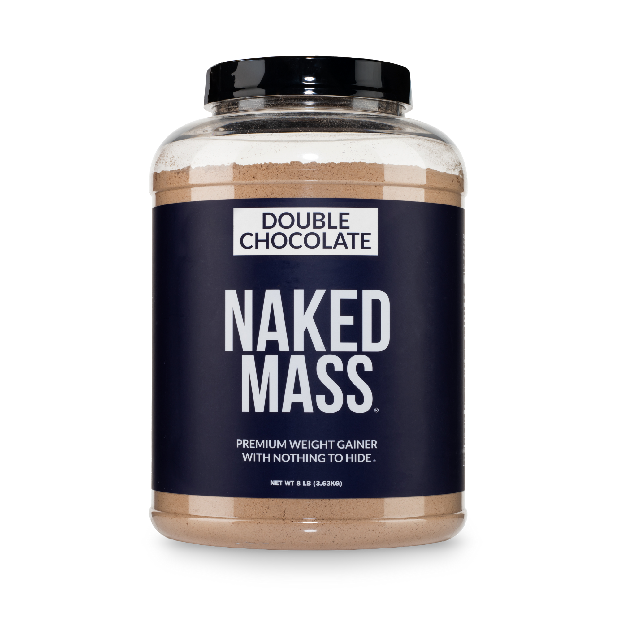 Double Chocolate Mass Gainer Protein Supplement | Naked Mass - 8LB