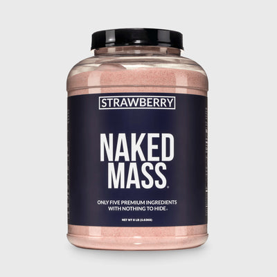 Strawberry Mass Gainer Protein Supplement | Naked Mass - 8LB