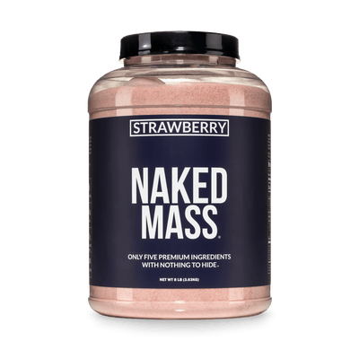 Strawberry Mass Gainer Protein Supplement | Naked Mass - 8LB