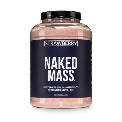 Strawberry Mass Gainer Protein Supplement | Naked Mass - 8LB