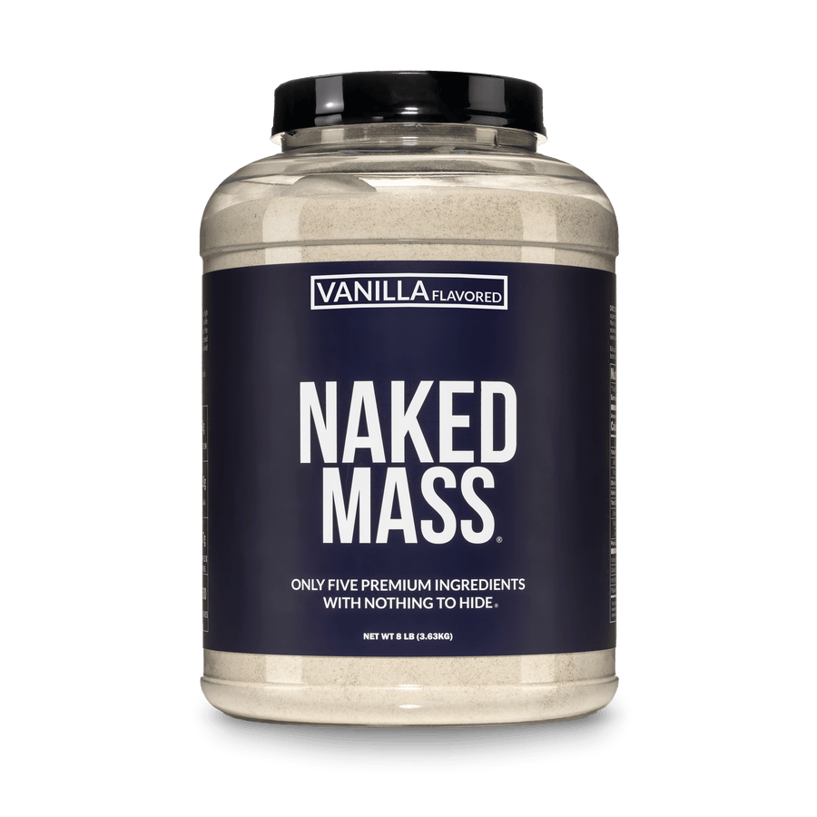 Vanilla Mass Gainer Protein Supplement | Naked Vanilla Mass - 8LB