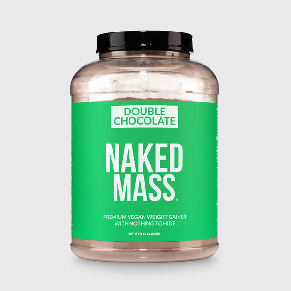 Double Chocolate Vegan Mass Gainer Supplement | Naked Vegan Mass - 8LB