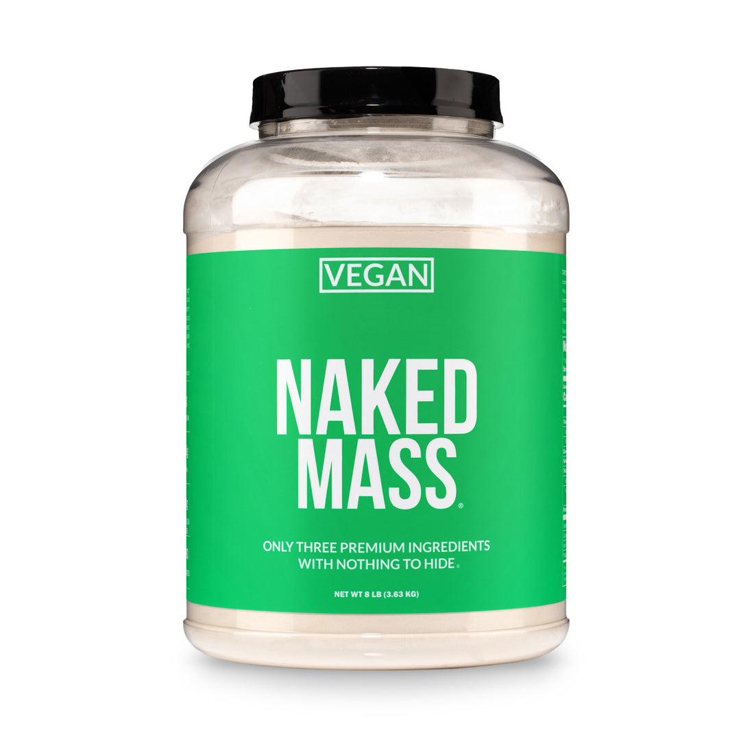 Vegan Mass Gainer Supplement | Naked Vegan Mass - 8LB