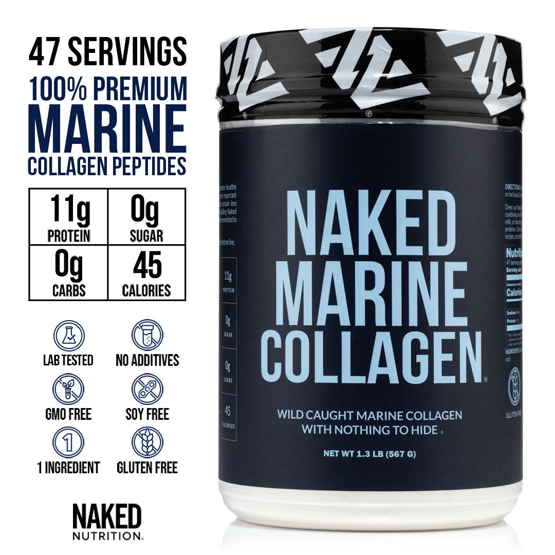 Marine Collagen Peptides Protein Powder | Naked Marine Collagen - Image 3