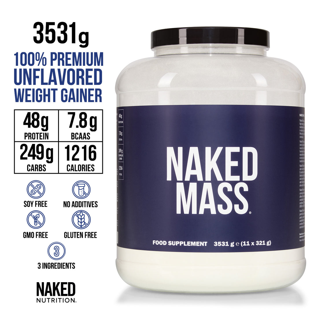 Complément Protéiné Mass Gainer | Naked Mass