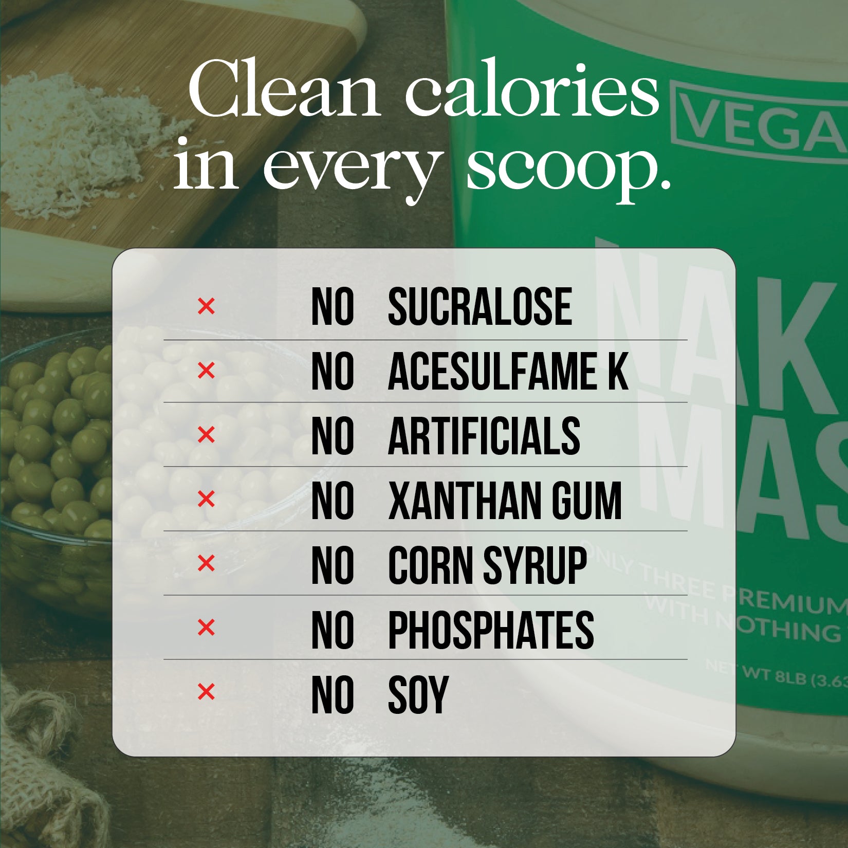 Vegan Mass Gainer Supplement | Naked Vegan Mass - 12LB