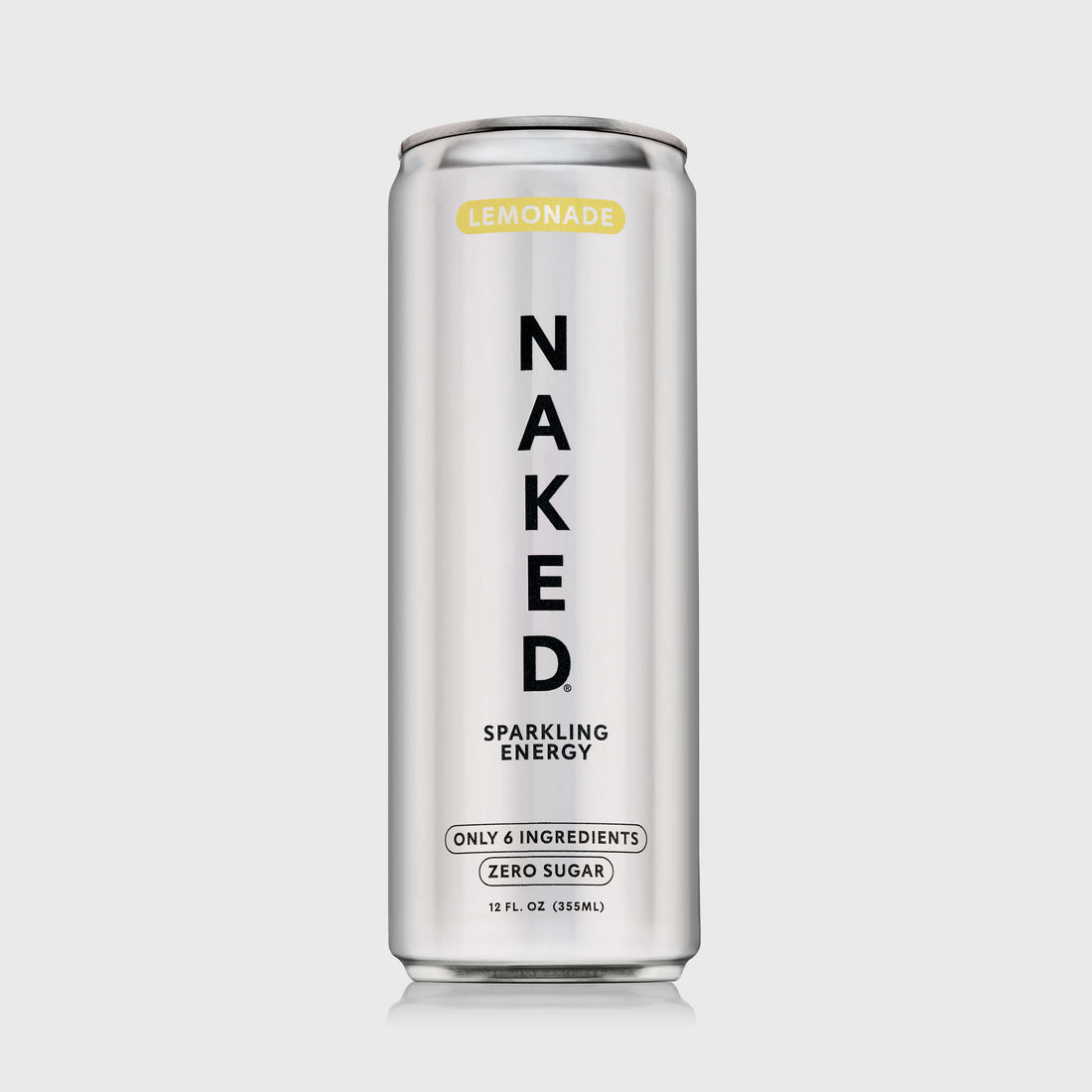 Lemonade Naked Sparkling Energy | Clean Energy Drink - 12 Cans