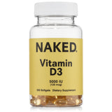 Daily Vitamin D3 Supplement | Naked Vitamin D - 200 Capsules