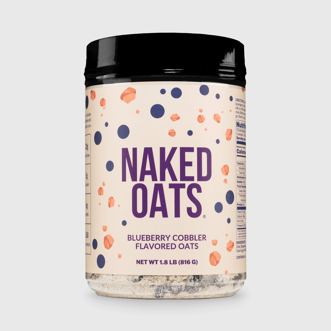 Avena proteica con arándanos y zapatero | Naked Oats
