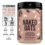 Avena proteica con mantequilla de maní y chocolate | Naked Oats