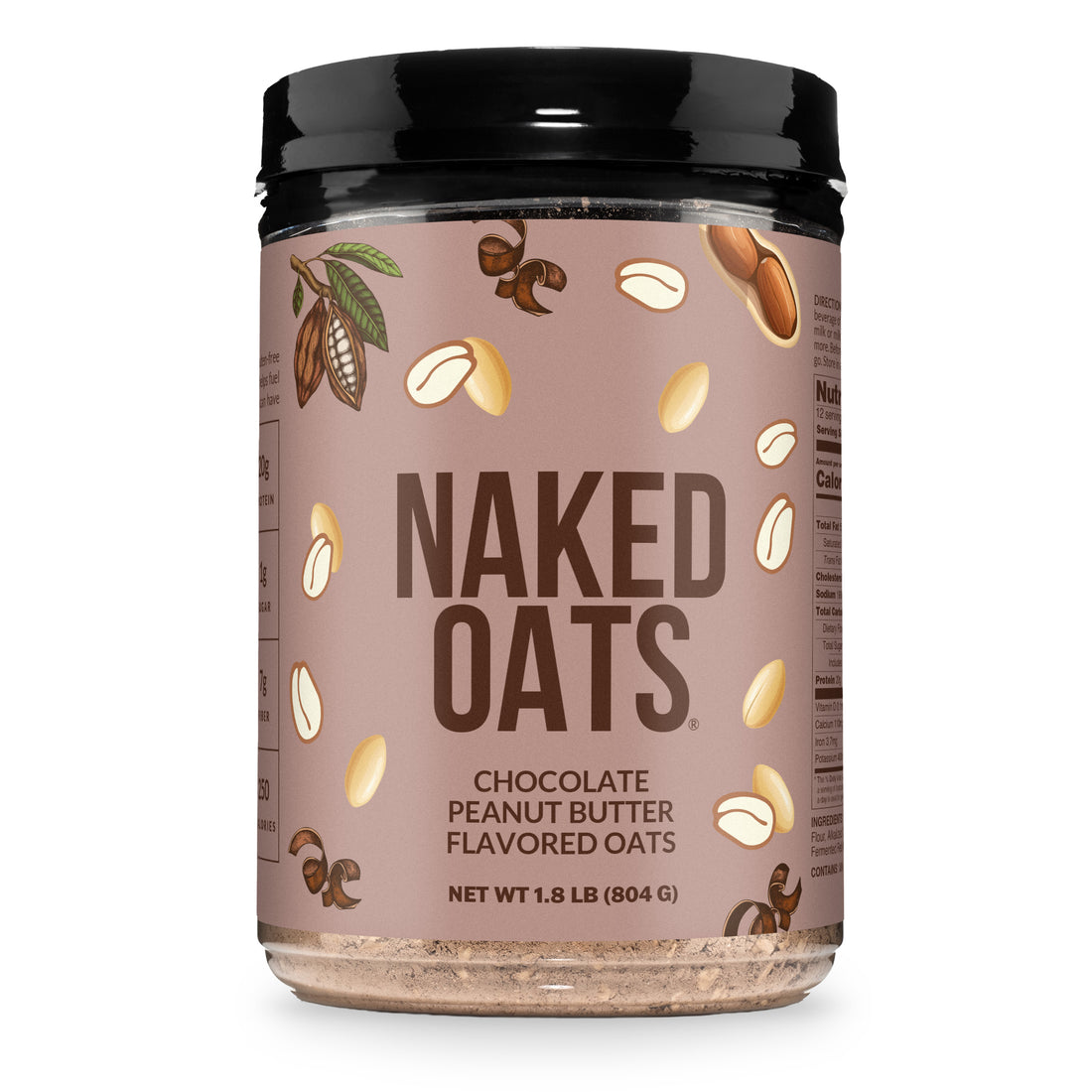 Avena proteica con mantequilla de maní y chocolate | Naked Oats