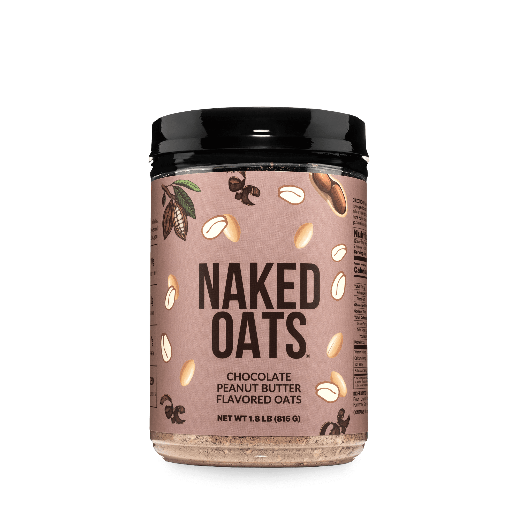 Chocolate Peanut Butter Protein Oats | Naked Oats
