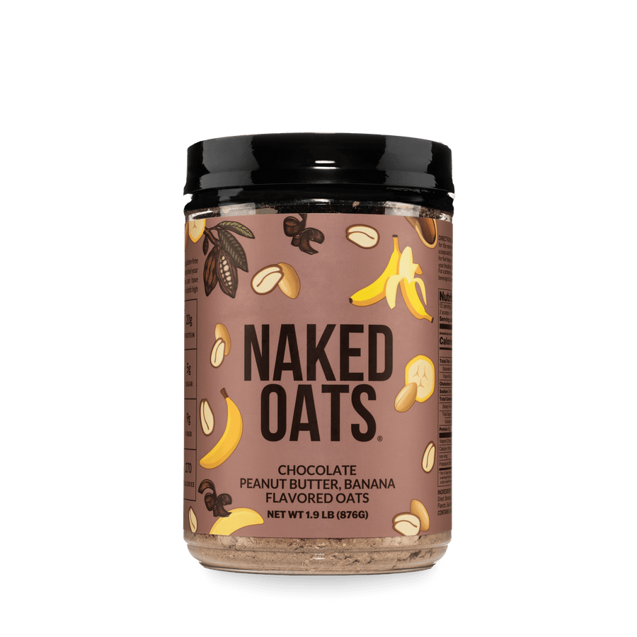 Chocolate Peanut Butter Banana Protein Oats | Naked Oats