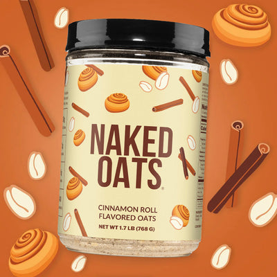 Kaneelrol Eiwit Havermout | Naked Oats