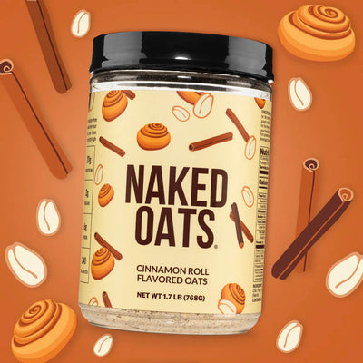 Avena proteica con rollos de canela | Naked Oats