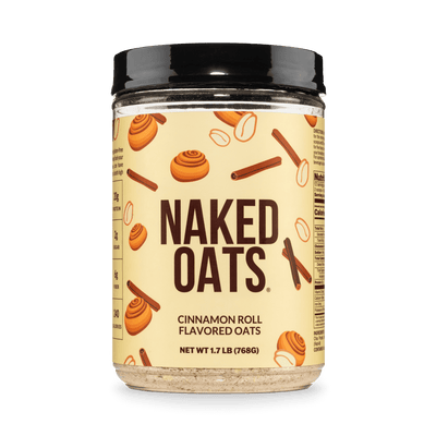 Avena proteica con rollos de canela | Naked Oats
