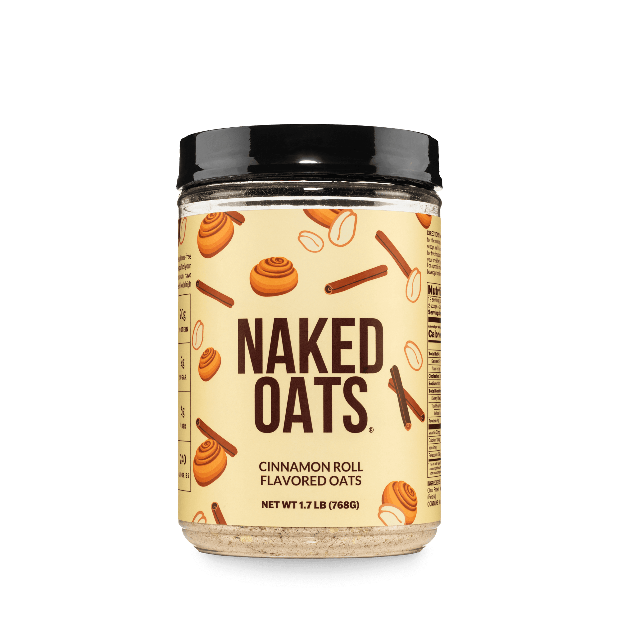 Cinnamon Roll Protein Oats | Naked Oats