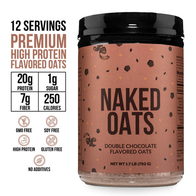 Double Chocolate Protein Oats | Naked Oats