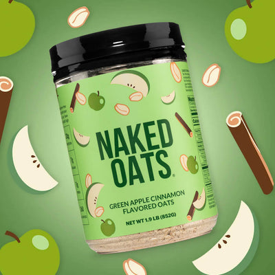 Green Apple Cinnamon Protein Oats | Naked Oats
