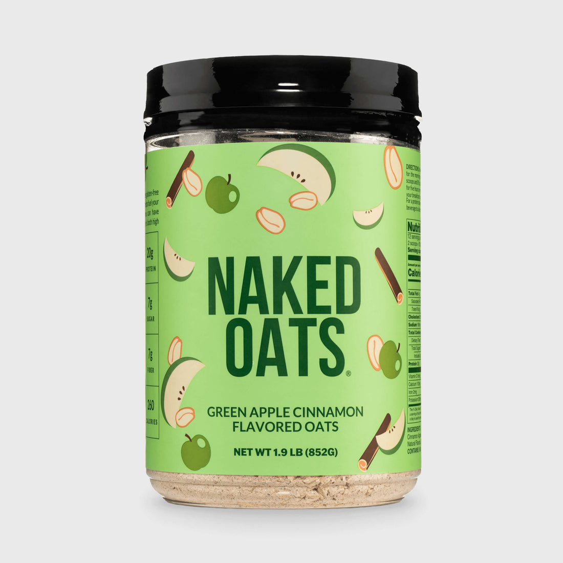 Avena proteica con manzana verde y canela | Naked Oats