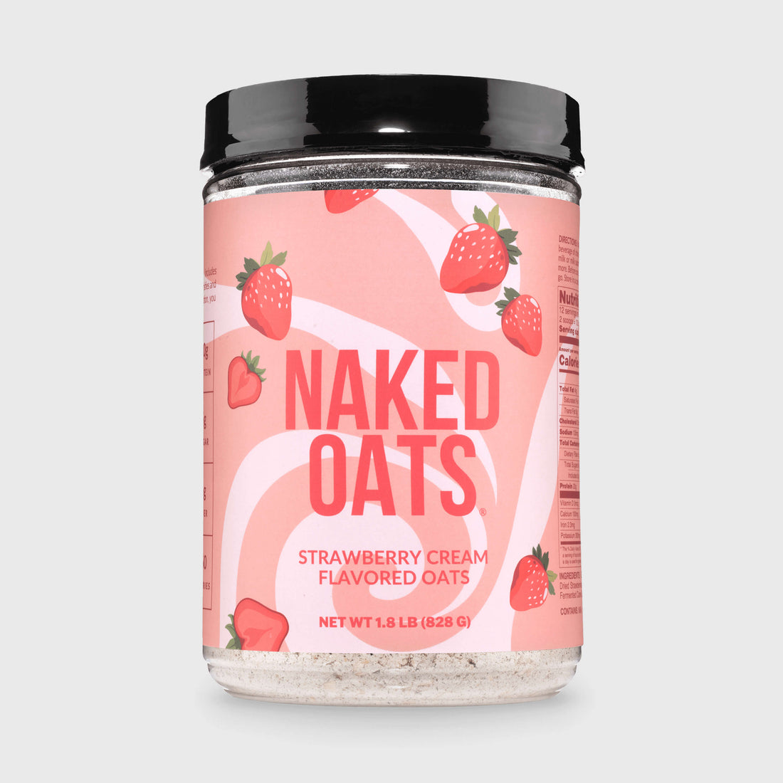 Strawberry Cream Protein Oats | Naked Oats