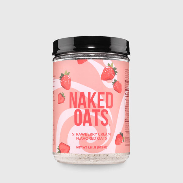 Strawberry Cream Protein Oats | Naked Oats