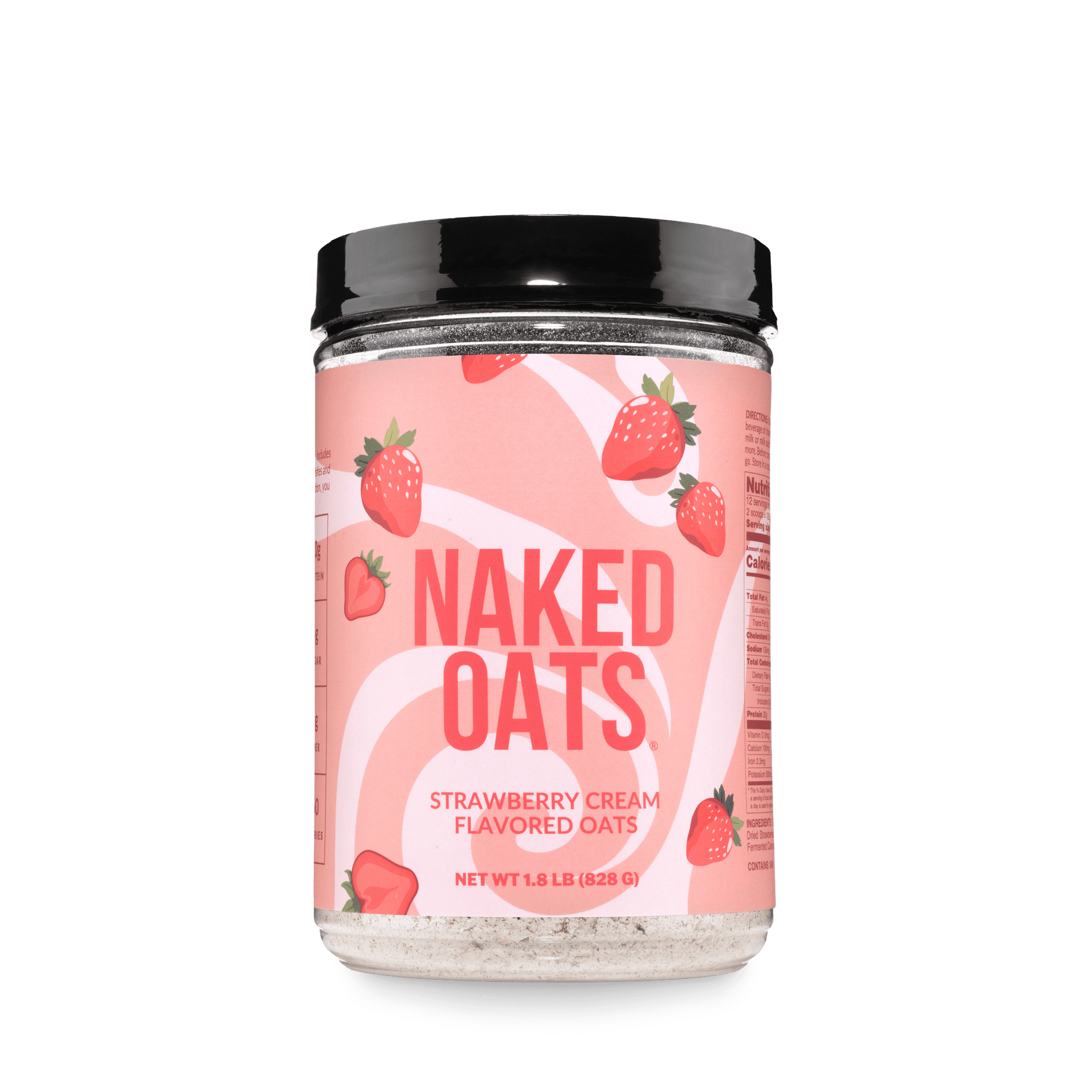 Strawberry Cream Protein Oats | Naked Oats
