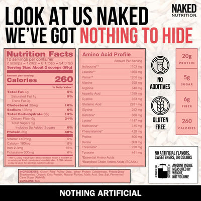 strawberry overnight protein oats