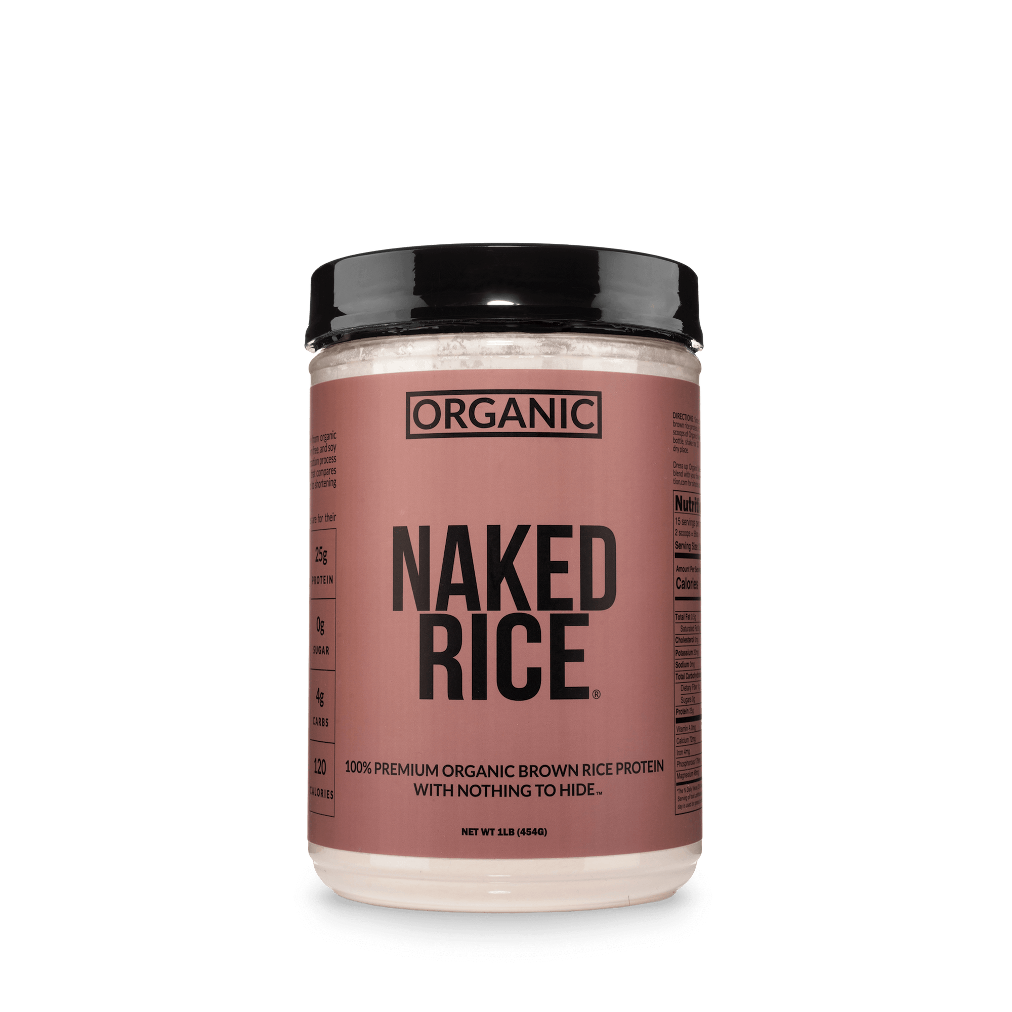 Organic Brown Rice Protein Powder 1lb | Naked Rice - 1lb