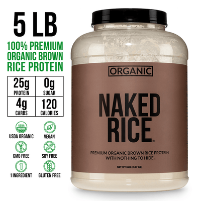 Organic Brown Rice Protein Powder | Naked Rice - 5lb