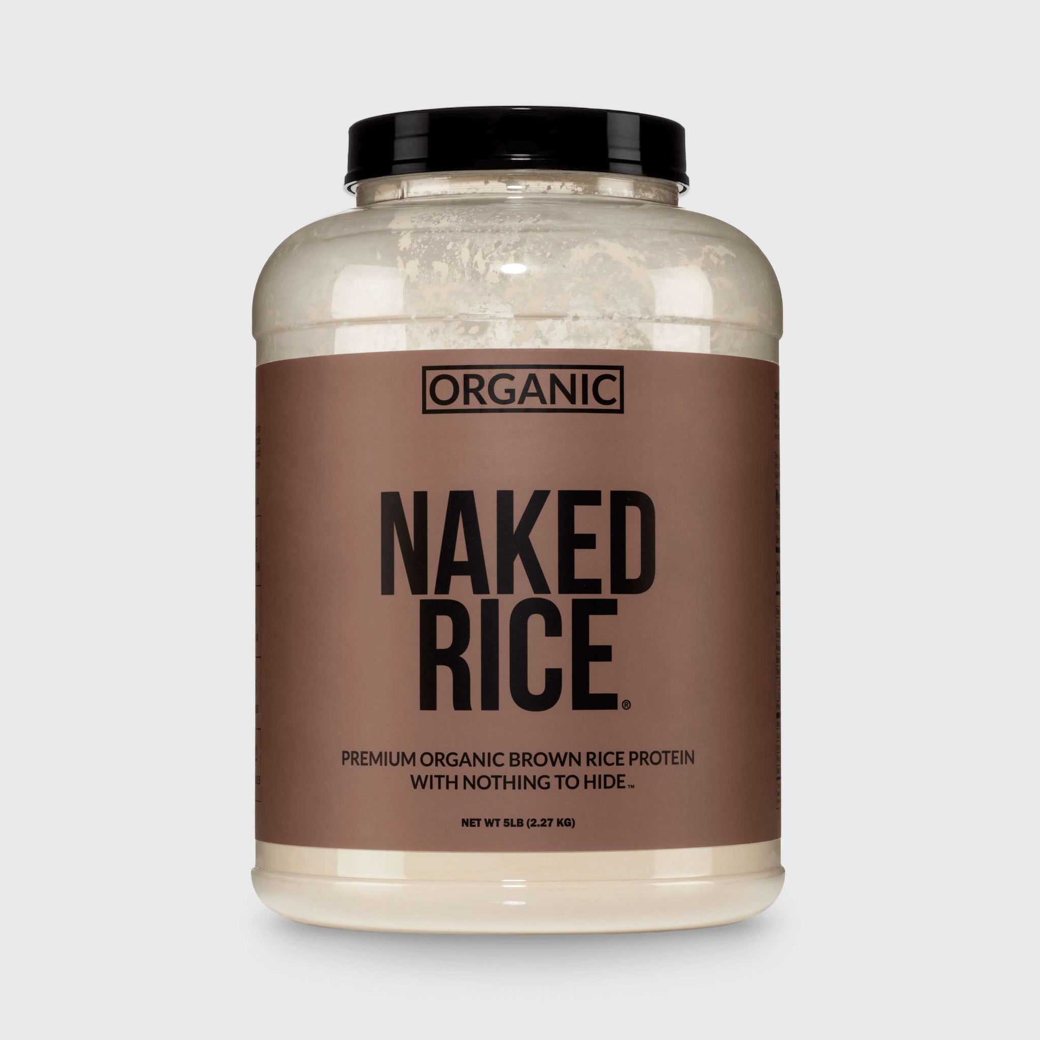 Photos - Protein Naked nakednutrition Organic Brown Rice Powder | Rice - 5lb II-KSNI-WWRS-stickerless