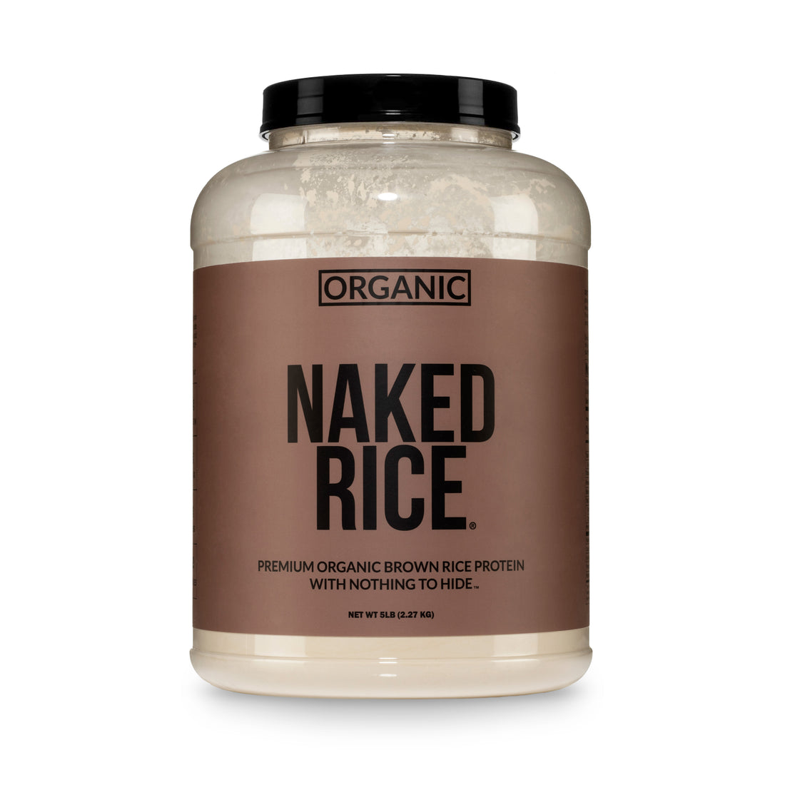 Proteína de arroz integral orgánica en polvo | Naked Rice - 5 libras