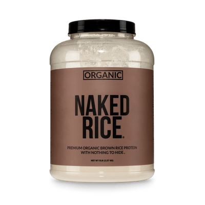 Proteína de arroz integral orgánica en polvo | Naked Rice - 5 libras