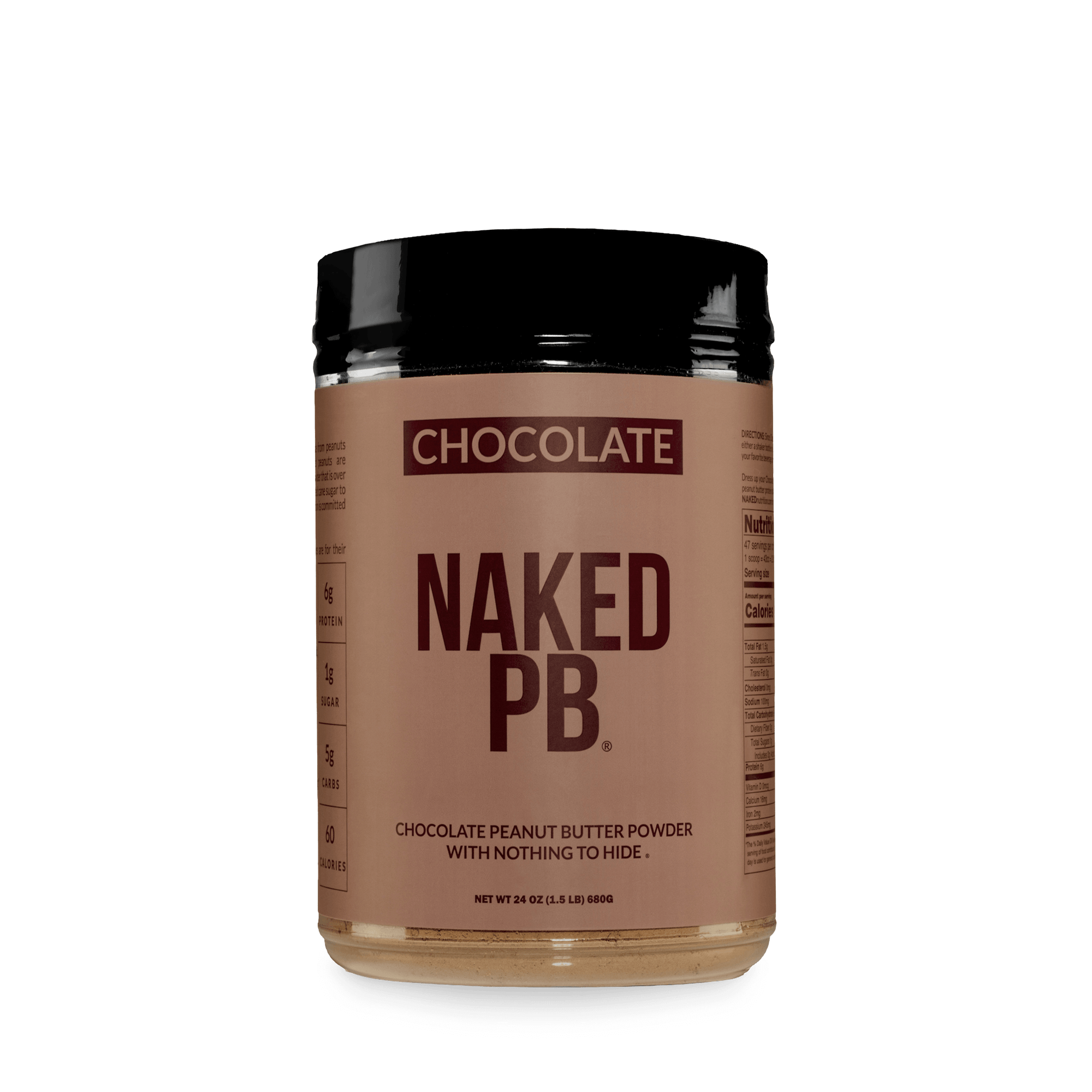 Chocolate Powdered Peanut Butter | Chocolate Naked PB - 1.5LB
