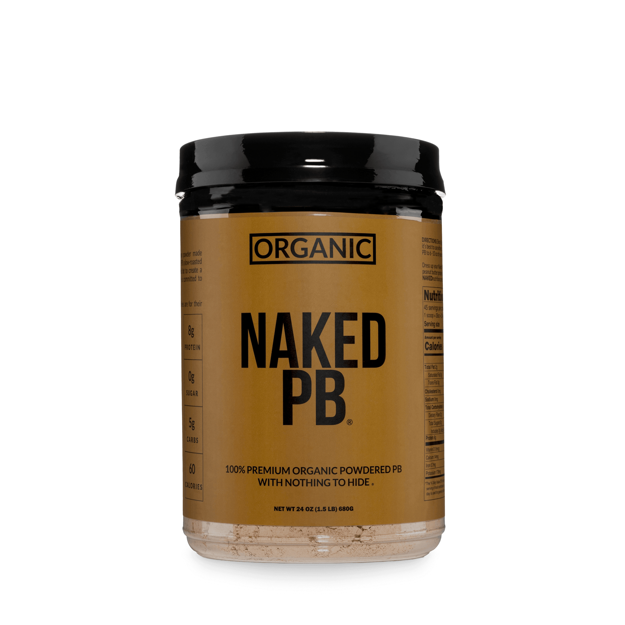 Organic Powdered Peanut Butter | Organic Naked PB - 1.5LB