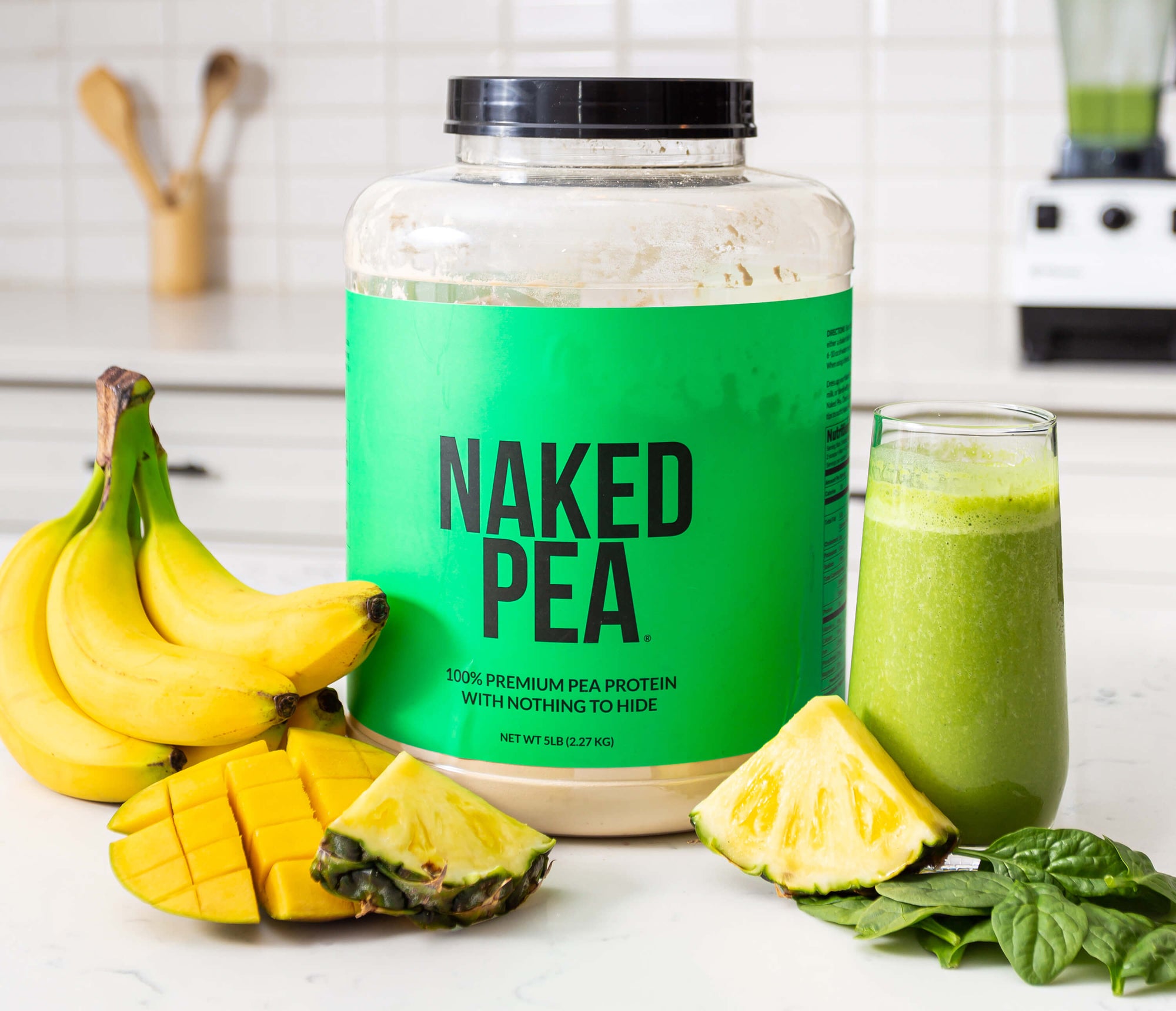 Add our vanilla pea protein to protein shakes, smoothie bowls and baking. Best used in the morning, before a workout, or after a workout.