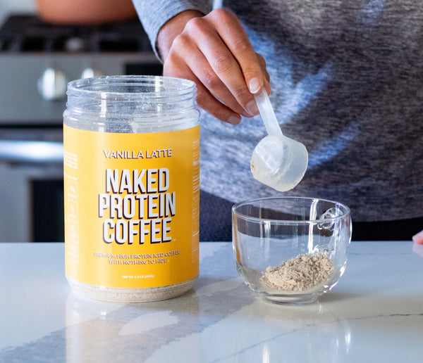 Mix two rounded scoops into 10-12oz of water or milk. Mix using a shaker bottle or blend for 20-30 seconds.