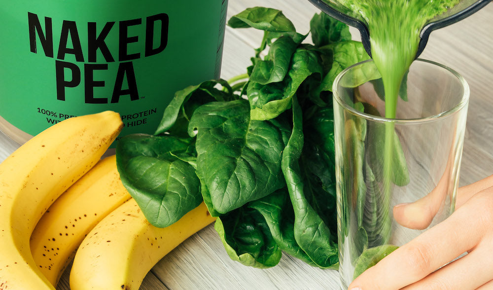 Add our pea protein to protein shakes, smoothie bowls and baking. Best used in the morning, before a workout, or after a workout.