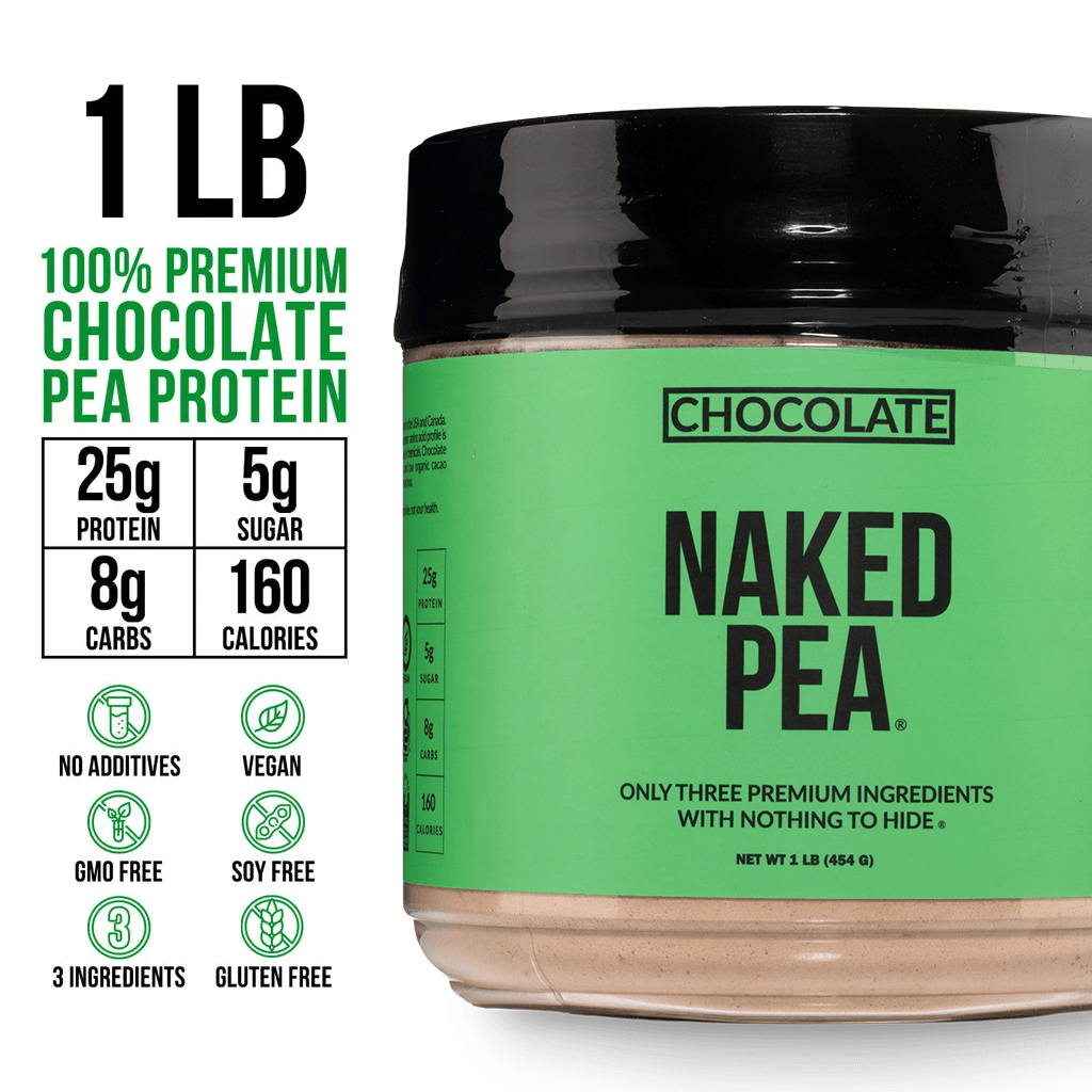 Proteína de guisante con sabor a chocolate en polvo | Naked Chocolate Pea - 1 lb
