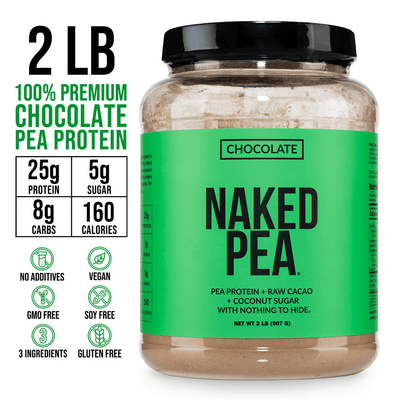 Chocolate Pea Protein Powder | Naked Chocolate Pea - 2LB