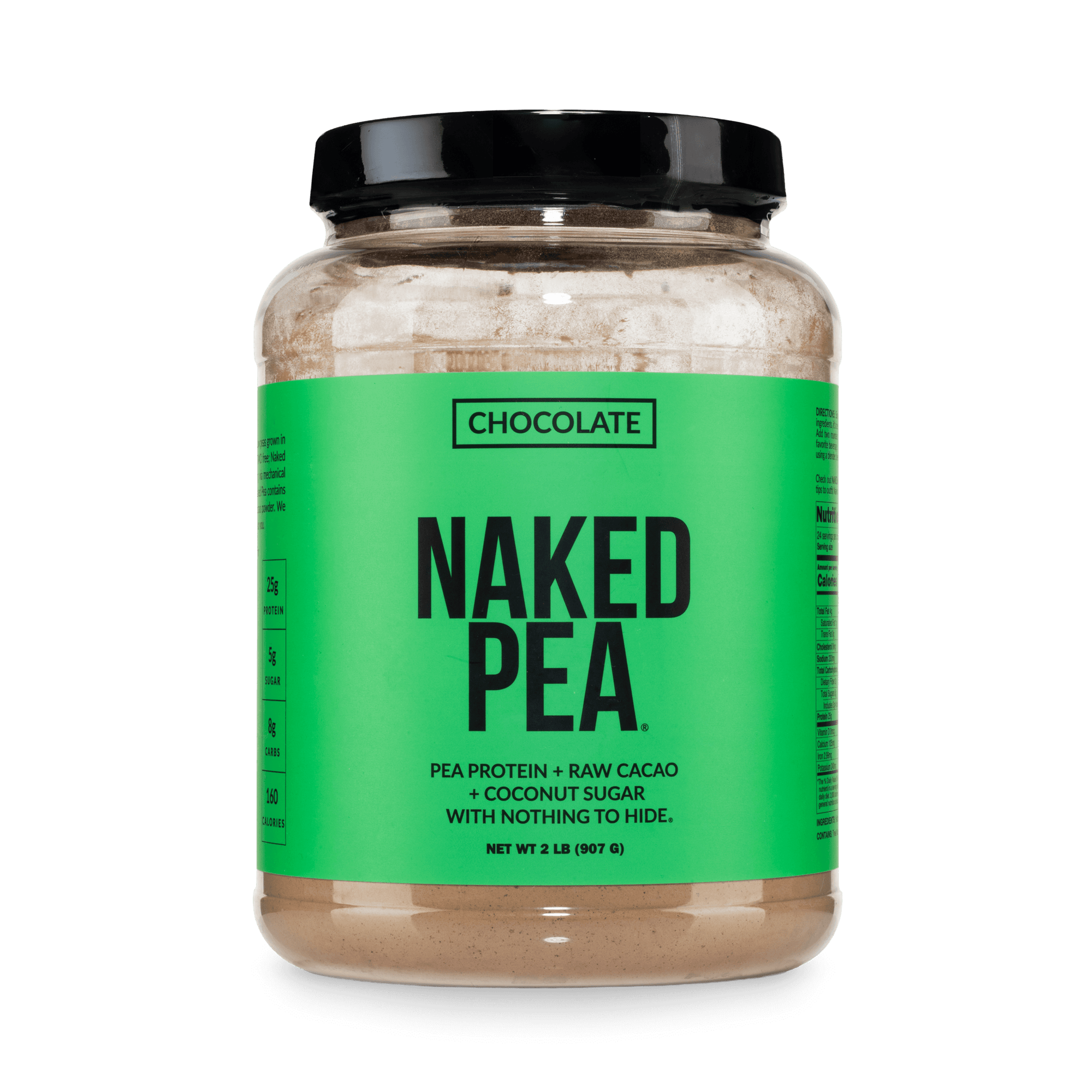 Chocolate Pea Protein Powder | Naked Chocolate Pea - 2LB