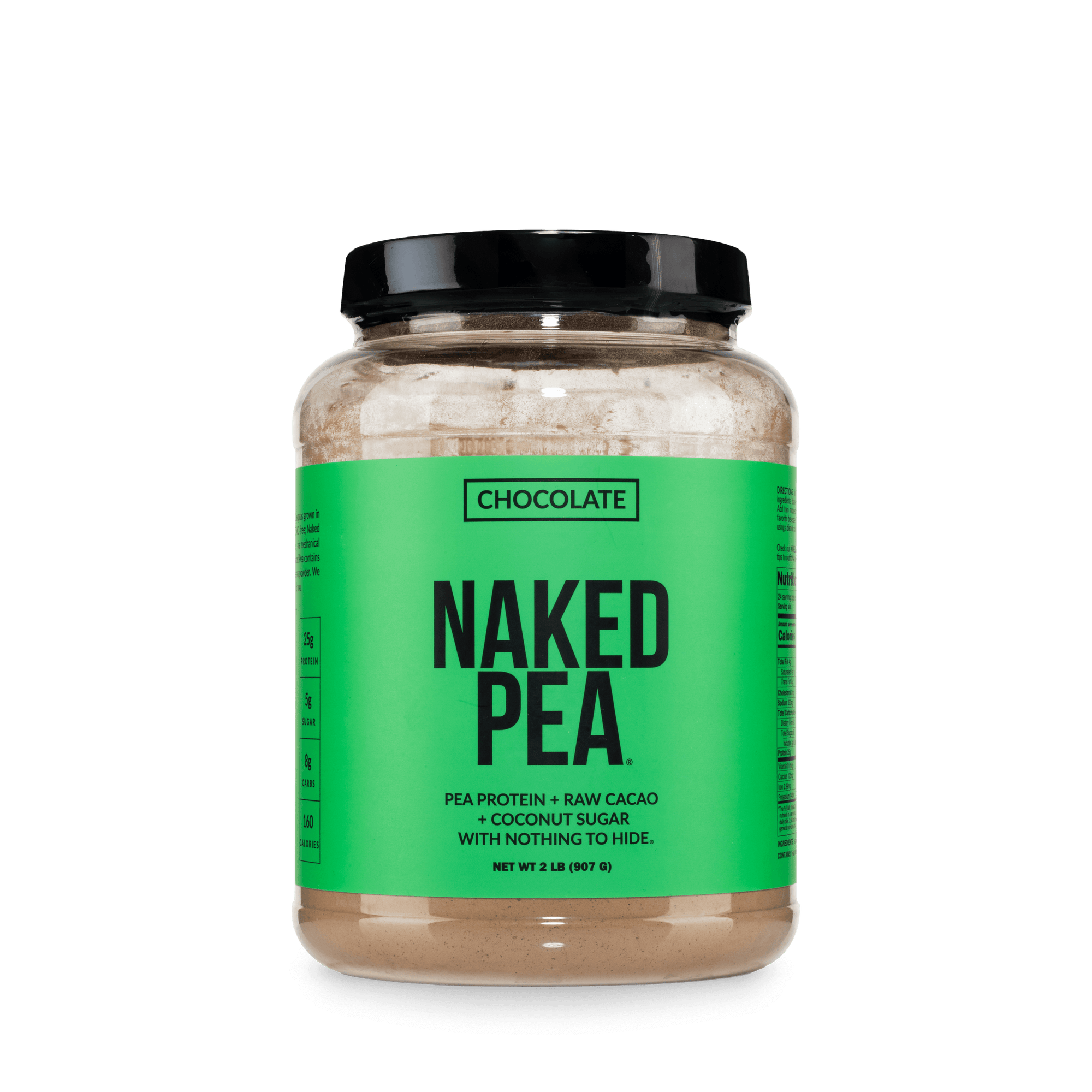 Chocolate Pea Protein Powder | Naked Chocolate Pea - 2LB